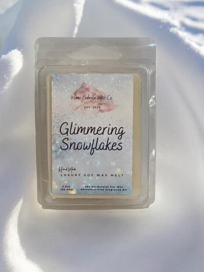 Glimmering Snowflakes Natural Soy Wax Melt