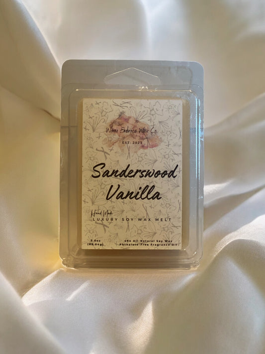 Sanderswood Vanilla All-Natural Soy Wax Melt